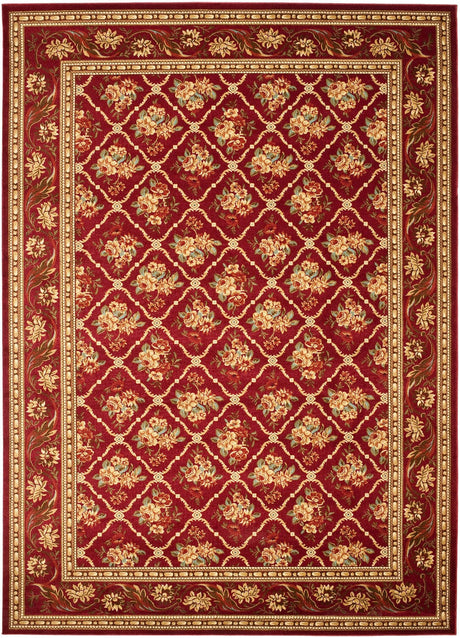 Safavieh Lyndhurst Lnh556 - 4040 Red / Red Rugs - Safavieh - lnh556 - 4040 - 7sq