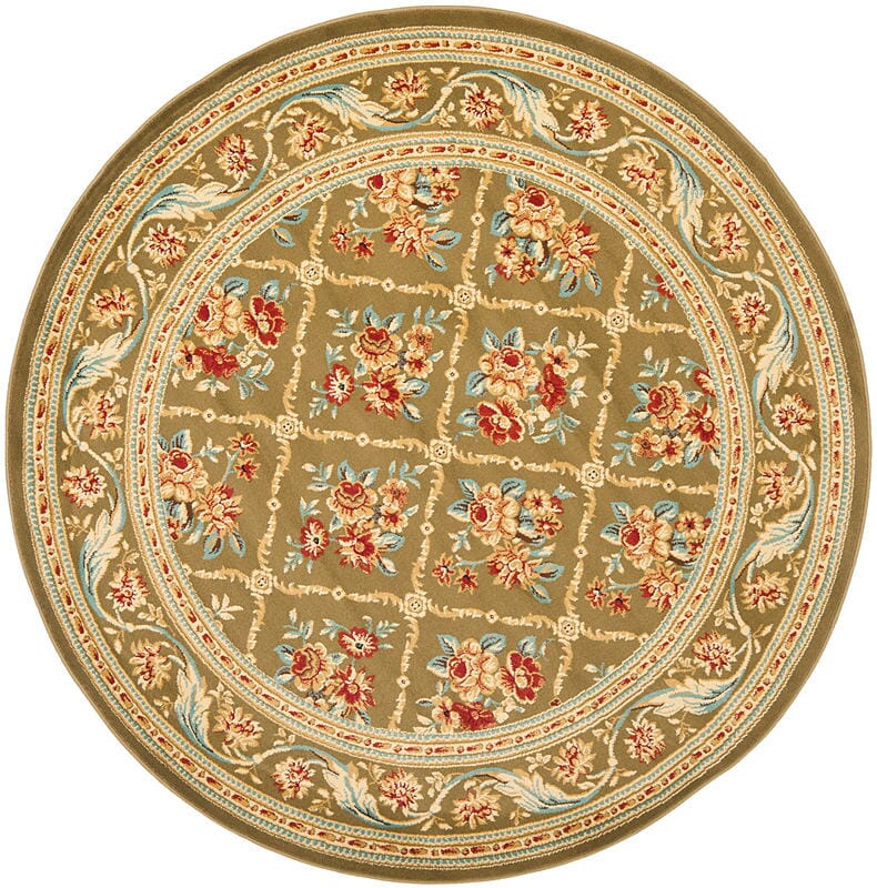 Safavieh Lyndhurst Lnh556 - 5252 Green / Green Rugs - Safavieh - lnh556 - 5252 - 5r