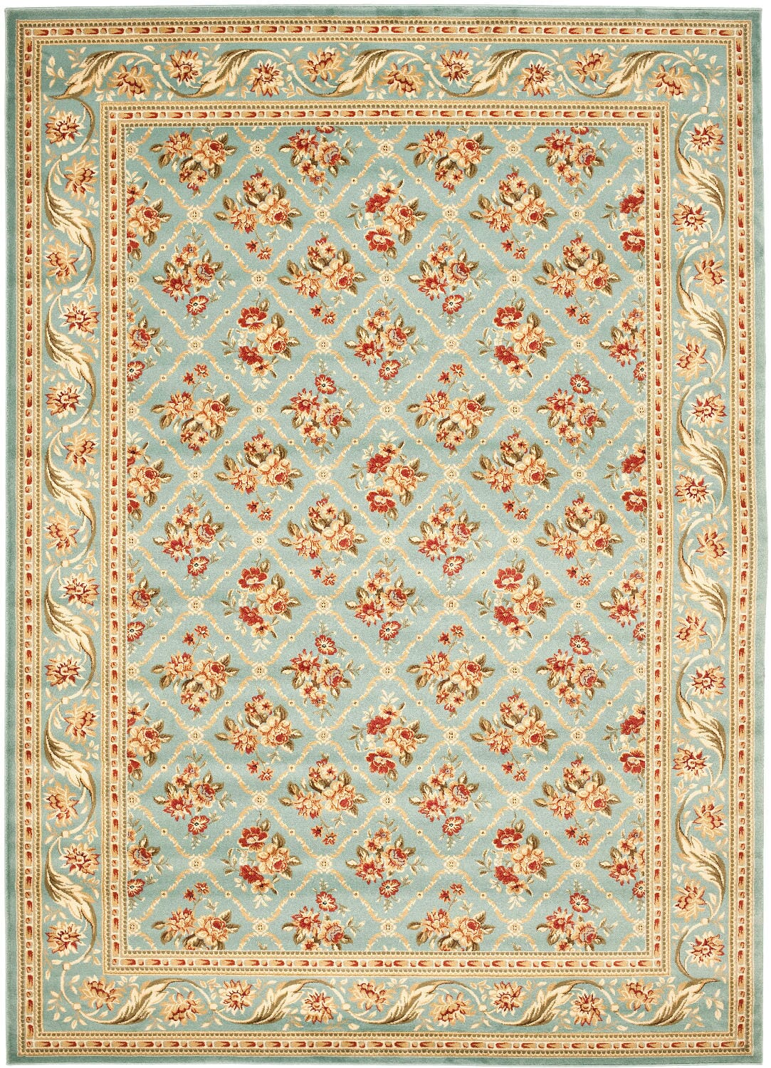 Safavieh Lyndhurst Lnh556 - 6565 Blue / Blue Rugs - Safavieh - lnh556 - 6565 - 7sq