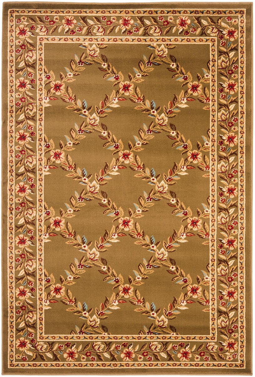 Safavieh Lyndhurst Lnh557 - 2525 Brown / Brown Rugs - Safavieh - lnh557 - 2525 - 5r