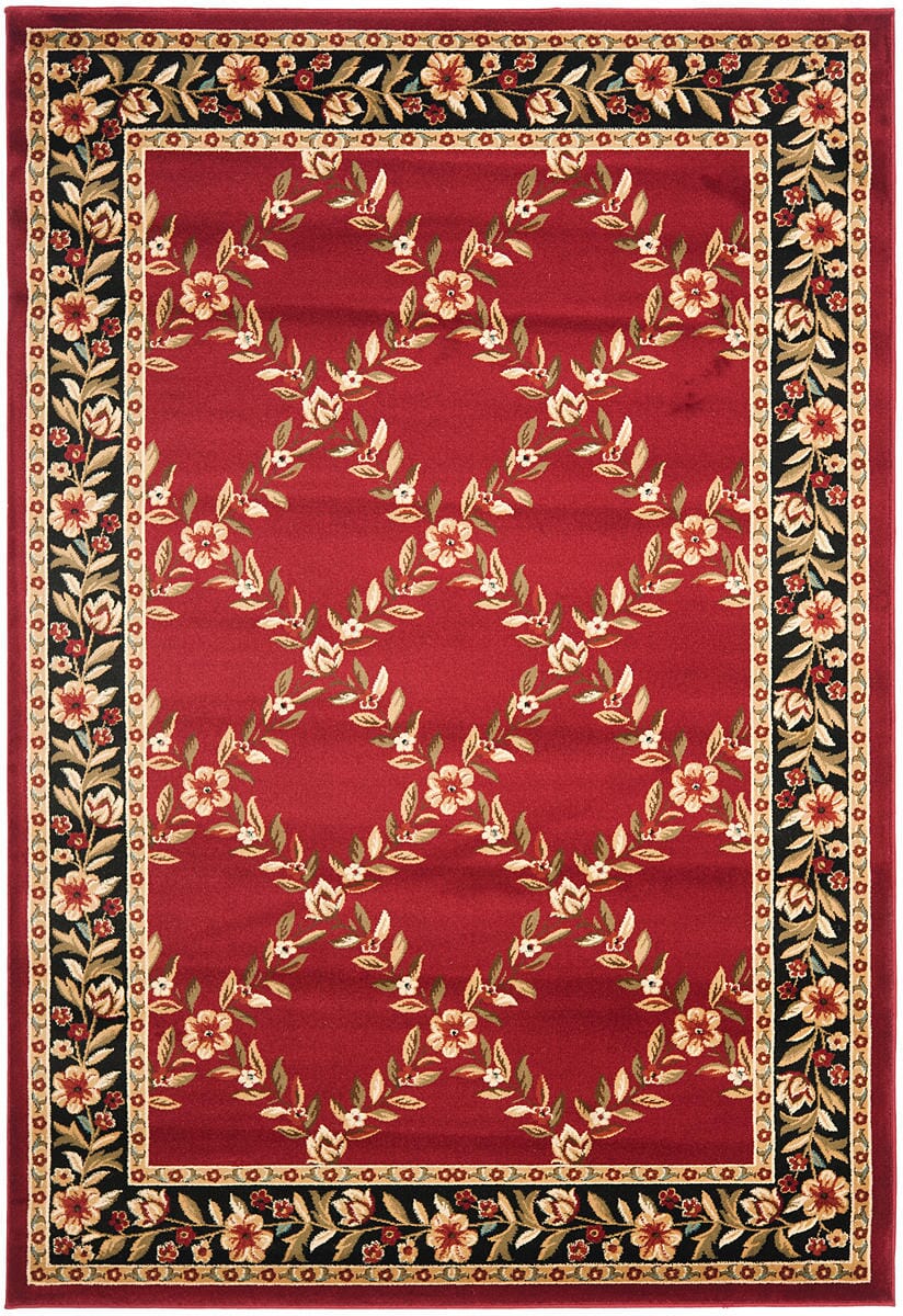 Safavieh Lyndhurst Lnh557 - 4090 Red / Black Rugs - Safavieh - lnh557 - 4090 - 3