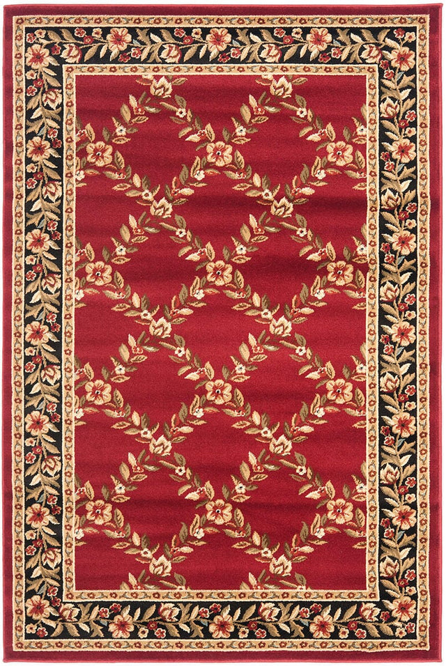 Safavieh Lyndhurst Lnh557 - 4090 Red / Black Rugs - Safavieh - lnh557 - 4090 - 5r