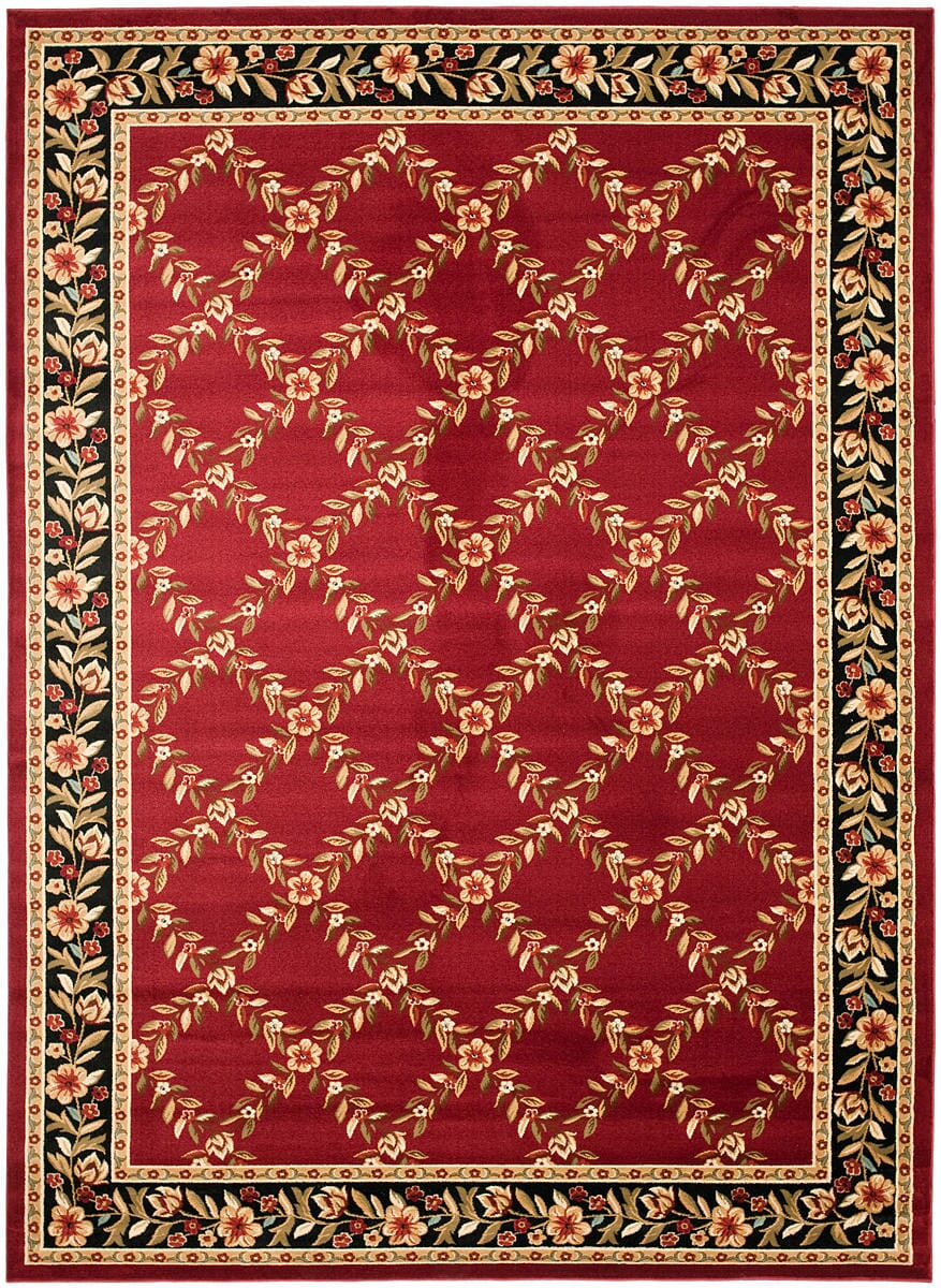 Safavieh Lyndhurst Lnh557 - 4090 Red / Black Rugs - Safavieh - lnh557 - 4090 - 5r