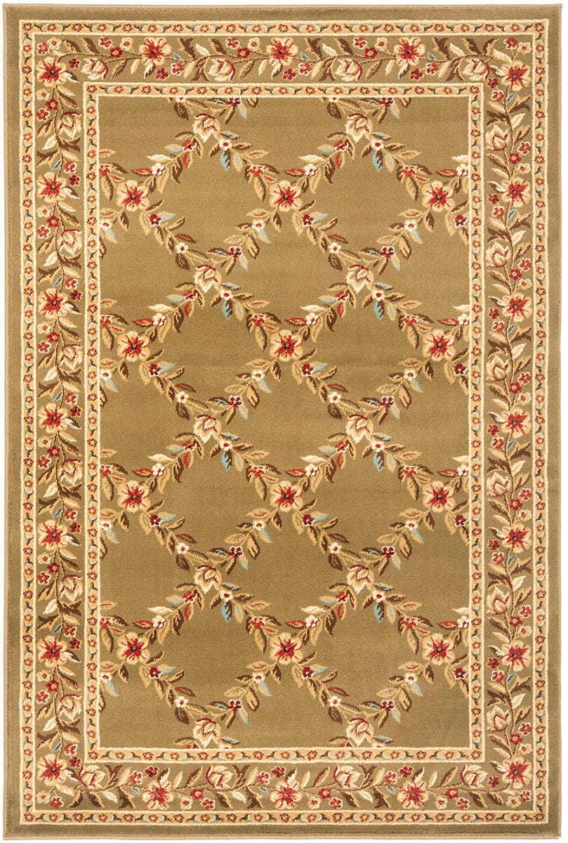 Safavieh Lyndhurst Lnh557 - 5252 Green / Green Rugs - Safavieh - lnh557 - 5252 - 5r