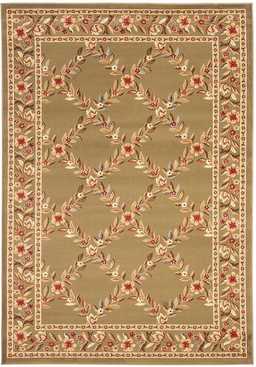 Safavieh Lyndhurst Lnh557 - 5252 Green / Green Rugs - Safavieh - lnh557 - 5252 - 7sq