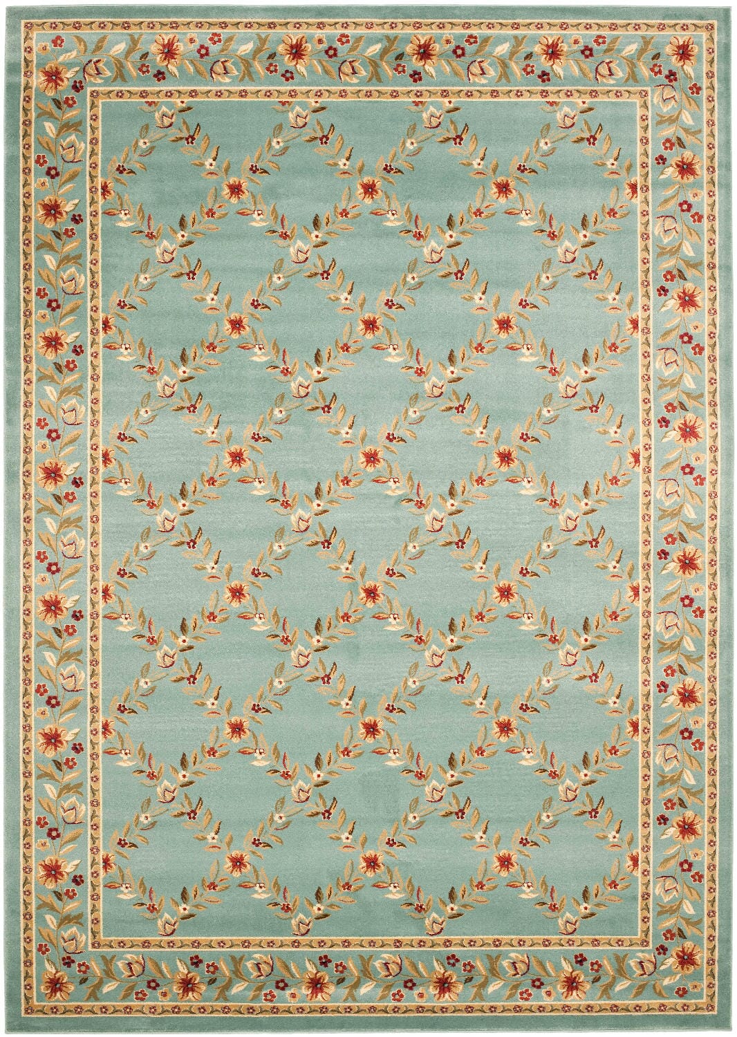 Safavieh Lyndhurst Lnh557 - 6565 Blue / Blue Rugs - Safavieh - lnh557 - 6565 - 7sq