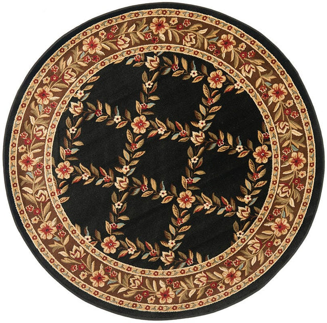 Safavieh Lyndhurst Lnh557 - 9025 Black / Brown Rugs - Safavieh - lnh557 - 9025 - 5r