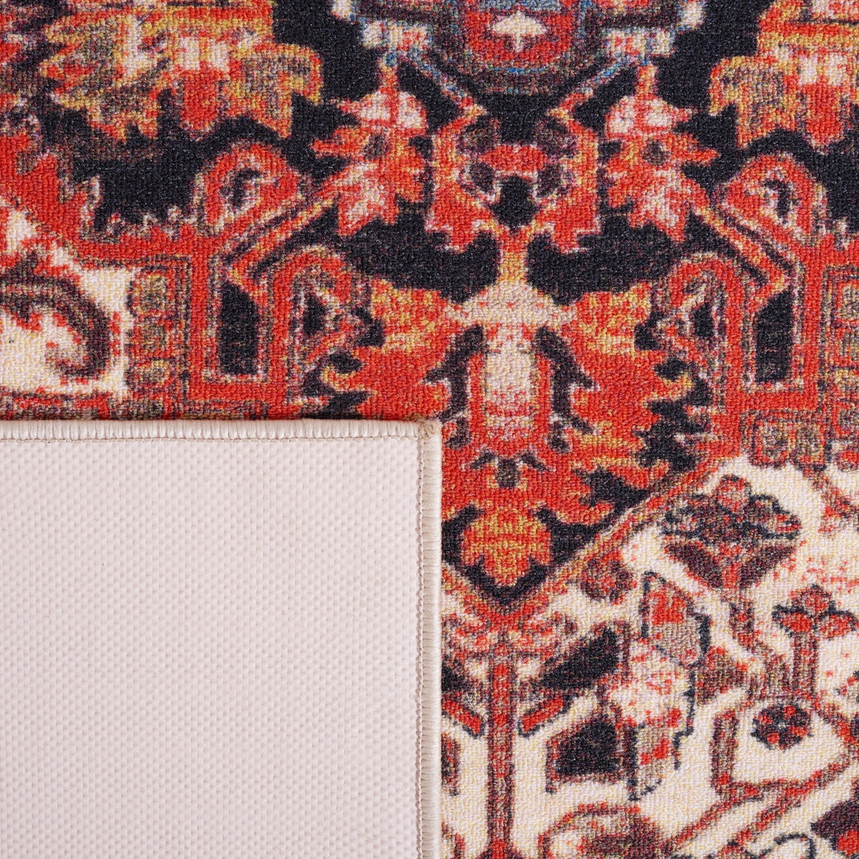 Safavieh Machine Washable Journey Jny107A Ivory/Red Rug - Safavieh - jny107a - 7r