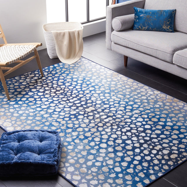 Safavieh Machine Washable Journey Jny118N Navy/Beige Rug - Safavieh - jny118n - 4