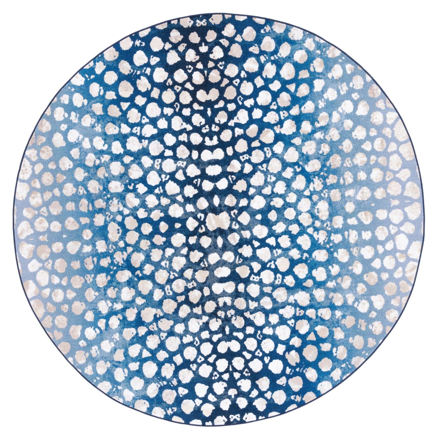 Safavieh Machine Washable Journey Jny118N Navy/Beige Rug - Safavieh - jny118n - 7r