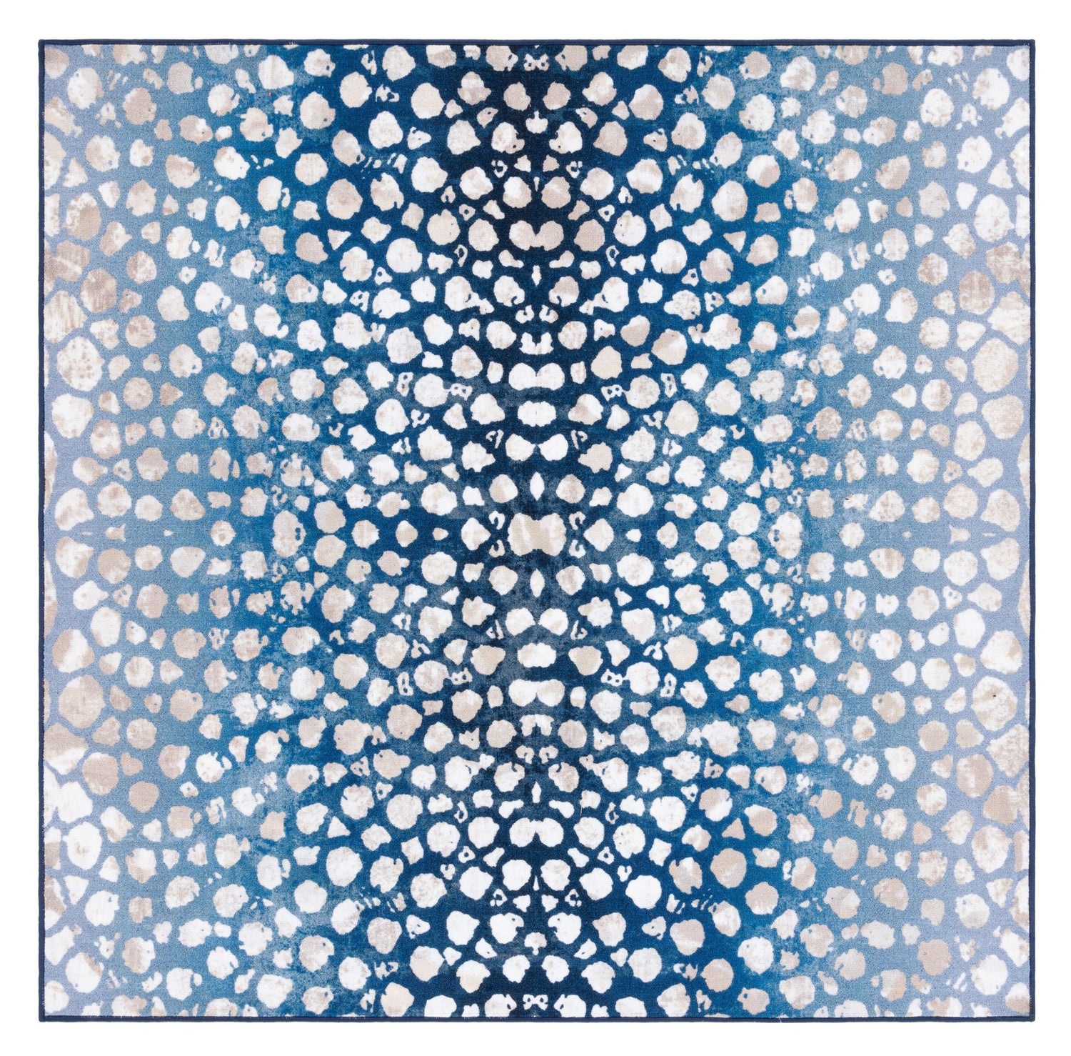 Safavieh Machine Washable Journey Jny118N Navy/Beige Rug - Safavieh - jny118n - 7sq