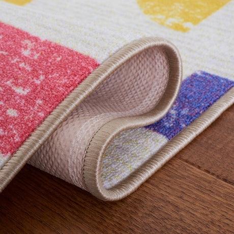 Safavieh Machine Washable Kids Playhouse Kph203A Ivory/Red Rug - Safavieh - kph203a - 5r