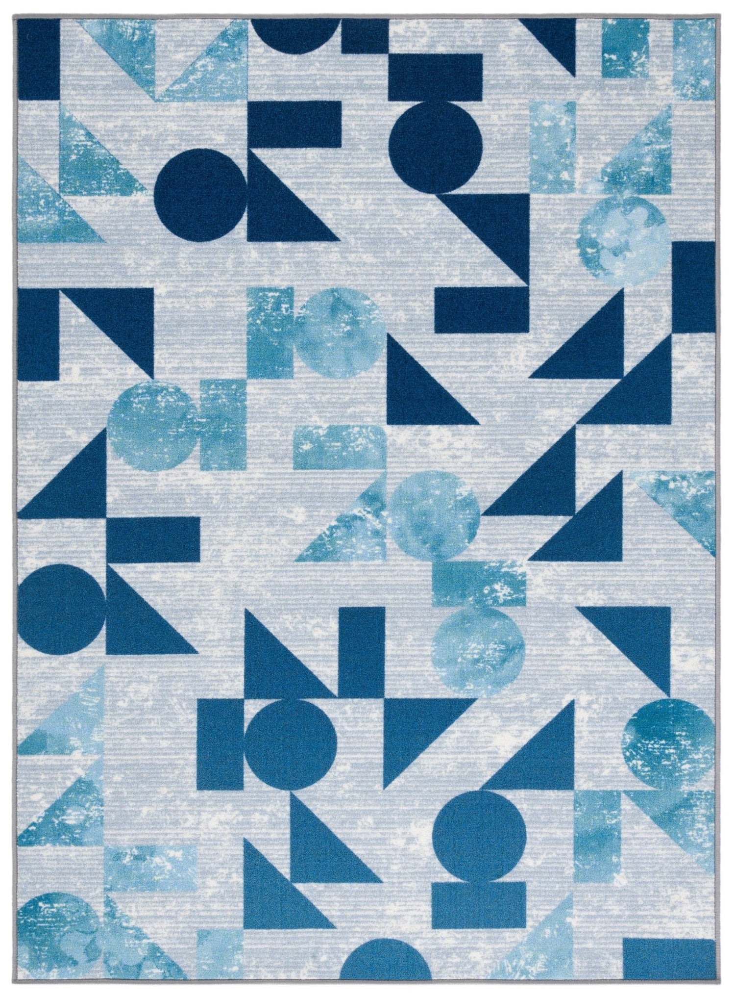 Safavieh Machine Washable Kids Playhouse Kph222F Grey/Blue Rug - Safavieh - kph222f - 3