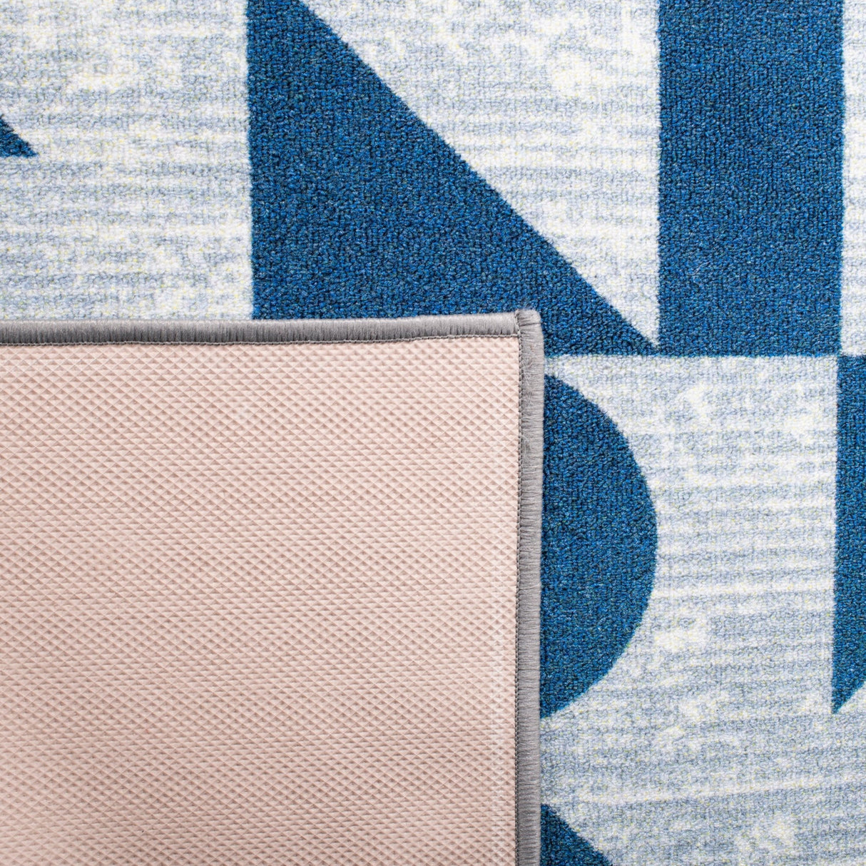 Safavieh Machine Washable Kids Playhouse Kph222F Grey/Blue Rug - Safavieh - kph222f - 5r