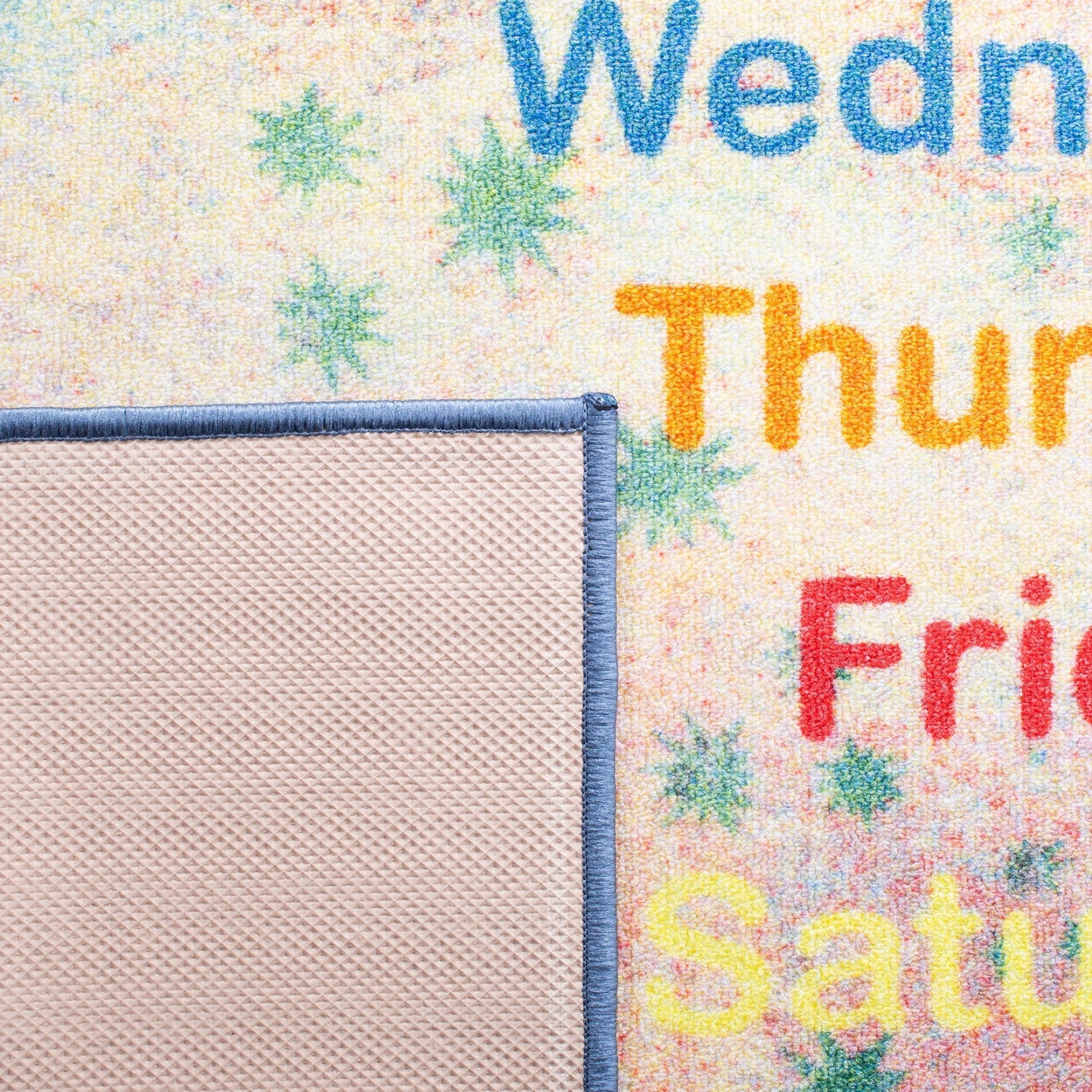 Safavieh Machine Washable Kids Playhouse Kph251M Blue/Orange Rug - Safavieh - kph251m - 5r