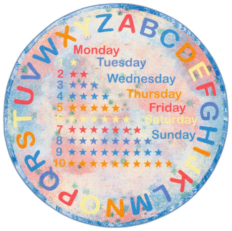 Safavieh Machine Washable Kids Playhouse Kph251M Blue/Orange Rug - Safavieh - kph251m - 5r