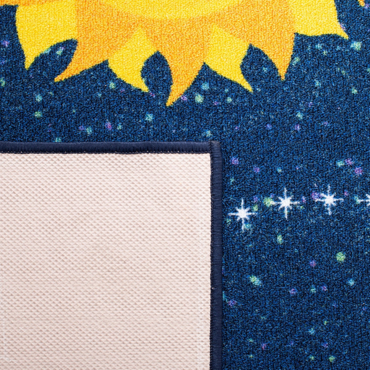 Safavieh Machine Washable Kids Playhouse Kph253N Navy/Gold Rug - Safavieh - kph253n - 5r