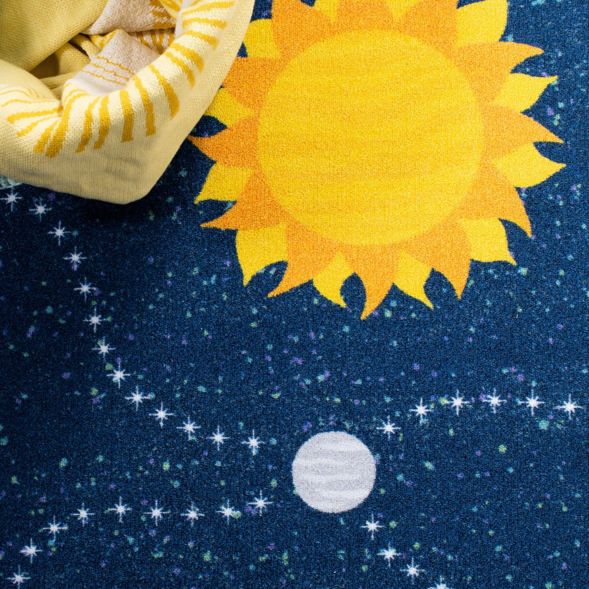 Safavieh Machine Washable Kids Playhouse Kph253N Navy/Gold Rug - Safavieh - kph253n - 5r