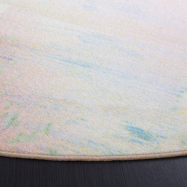 Safavieh Machine Washable Paint Brush Ptb107M Blue/Ivory Rug - Safavieh - ptb107m - 3