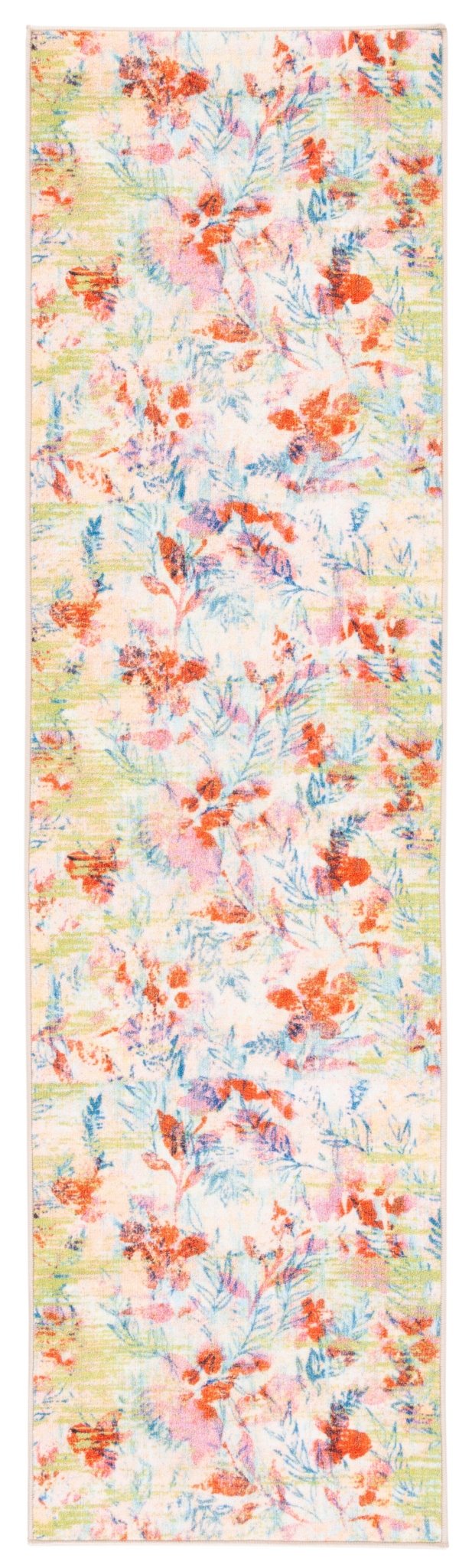 Safavieh Machine Washable Paint Brush Ptb159M Blue/Blush Pink Rug - Safavieh - ptb159m - 28