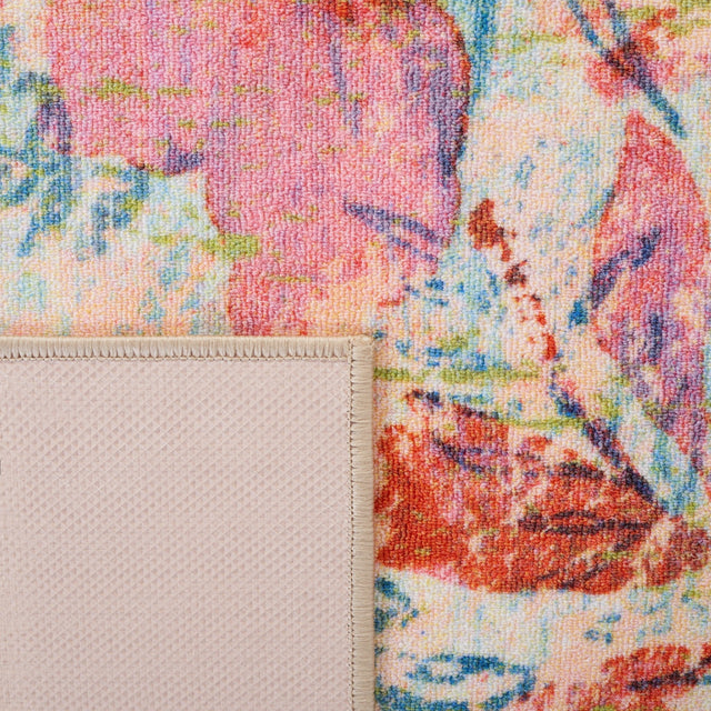 Safavieh Machine Washable Paint Brush Ptb159M Blue/Blush Pink Rug - Safavieh - ptb159m - 28