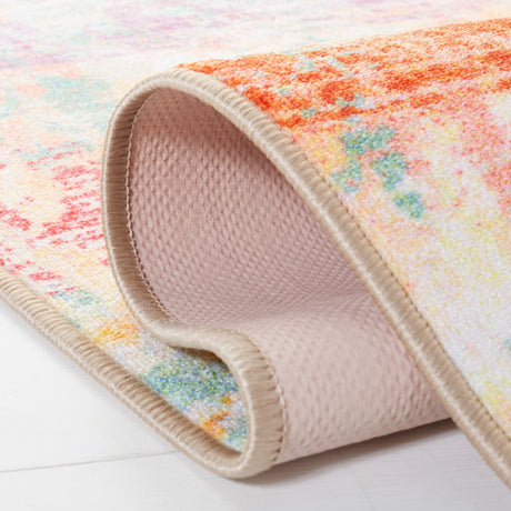 Safavieh Machine Washable Paint Brush Ptb173U Pink/Blue Rug - Safavieh - ptb173u - 28