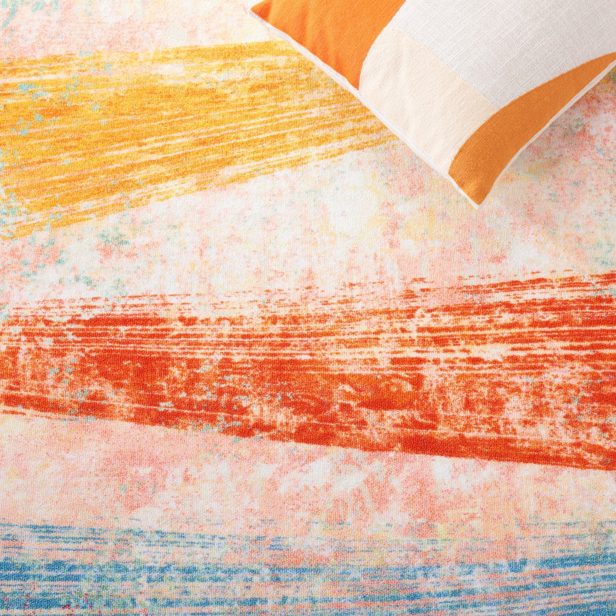 Safavieh Machine Washable Paint Brush Ptb173U Pink/Blue Rug - Safavieh - ptb173u - 28