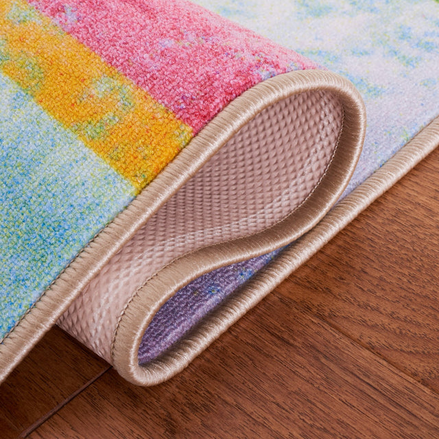 Safavieh Machine Washable Paint Brush Ptb188M Blue/Green Rug - Safavieh - ptb188m - 28