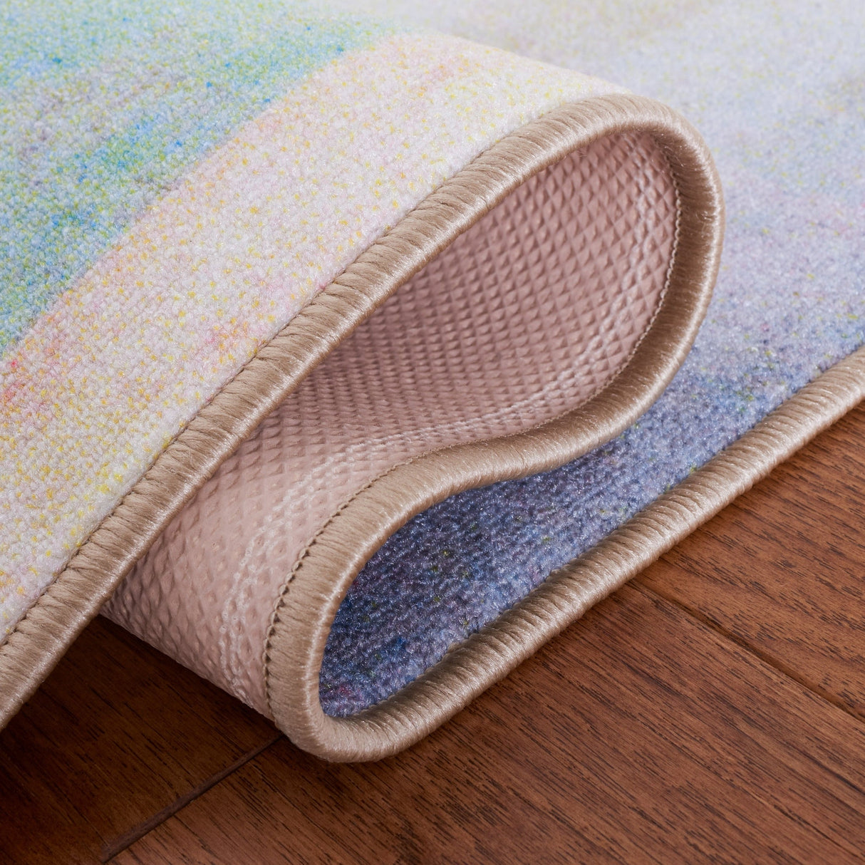 Safavieh Machine Washable Paint Brush Ptb189U Pink/Blue Rug - Safavieh - ptb189u - 28