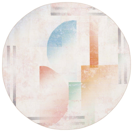 Safavieh Machine Washable Paint Brush Ptb189U Pink/Blue Rug - Safavieh - ptb189u - 28