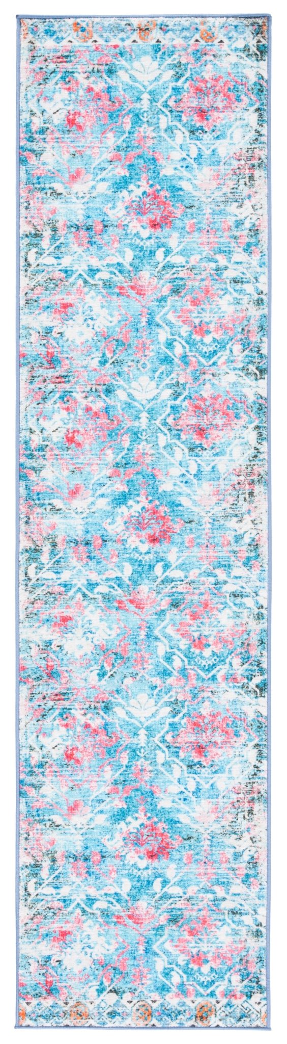 Safavieh Machine Washable Riviera Riv117J Light Blue/Pink Rug - Safavieh - riv117j - 29
