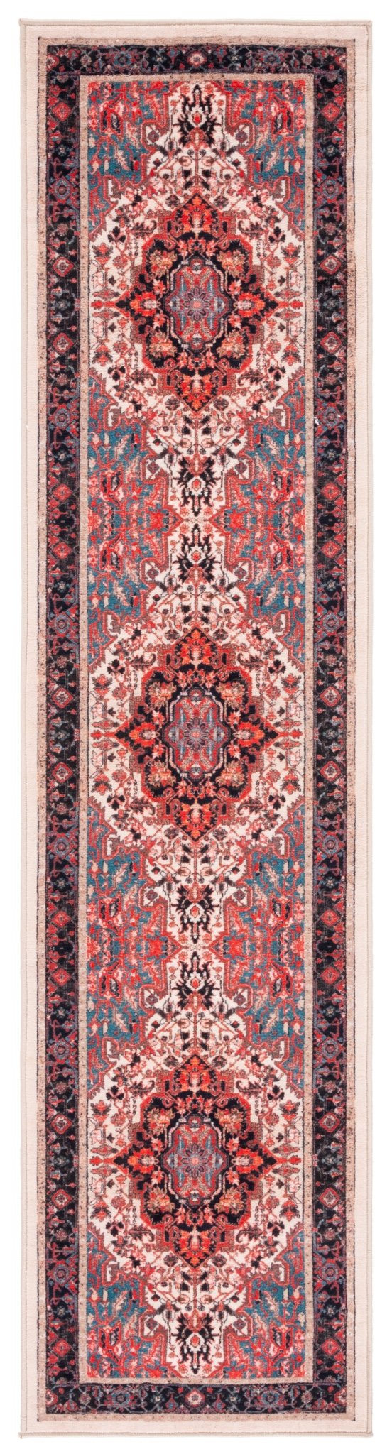 Safavieh Machine Washable Riviera Riv138A Ivory/Blue Rug - Safavieh - riv138a - 29