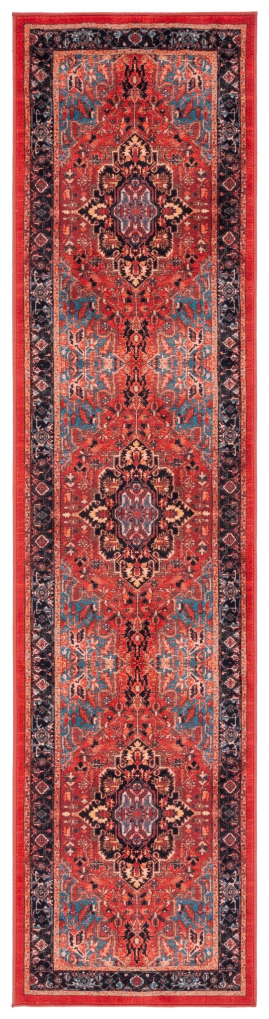 Safavieh Machine Washable Riviera Riv138Q Red/Blue Rug - Safavieh - riv138q - 29
