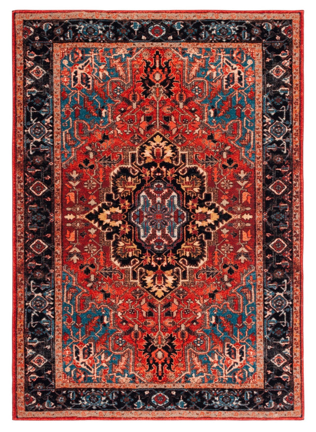 Safavieh Machine Washable Riviera Riv138Q Red/Blue Rug - Safavieh - riv138q - 4