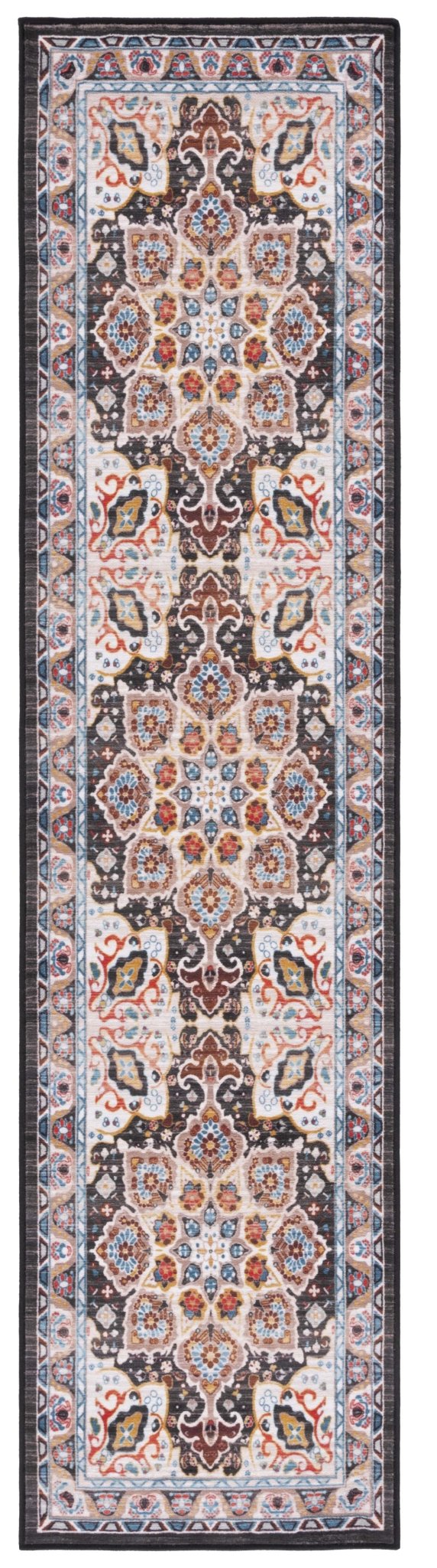 Safavieh Machine Washable Riviera Riv155B Beige/Charcoal Rug - Safavieh - riv155b - 29