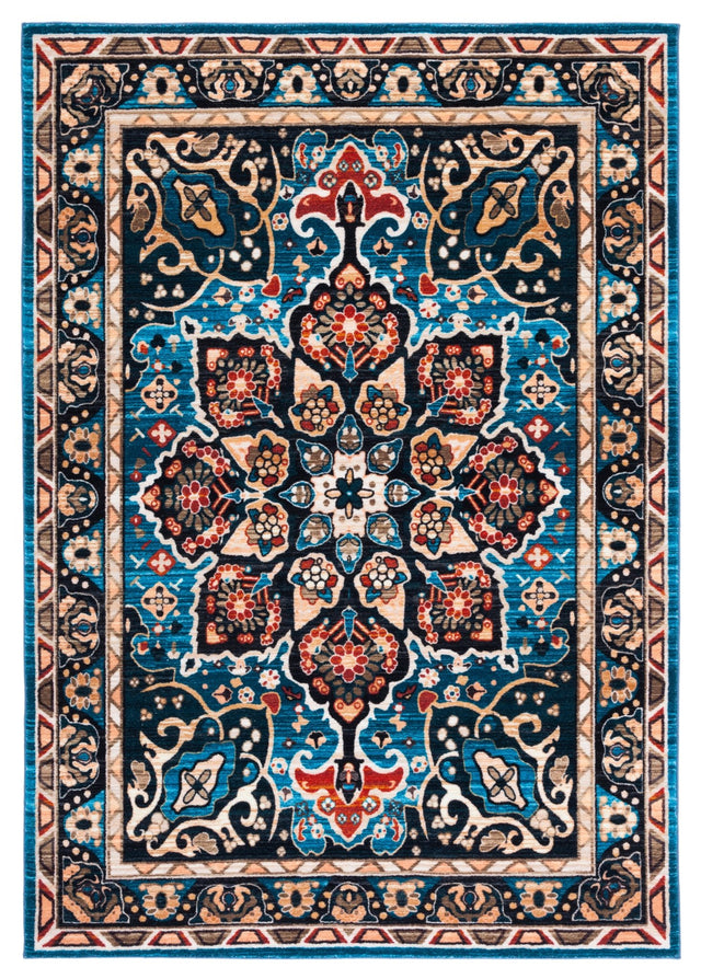Safavieh Machine Washable Riviera Riv155M Blue/Black Rug - Safavieh - riv155m - 4