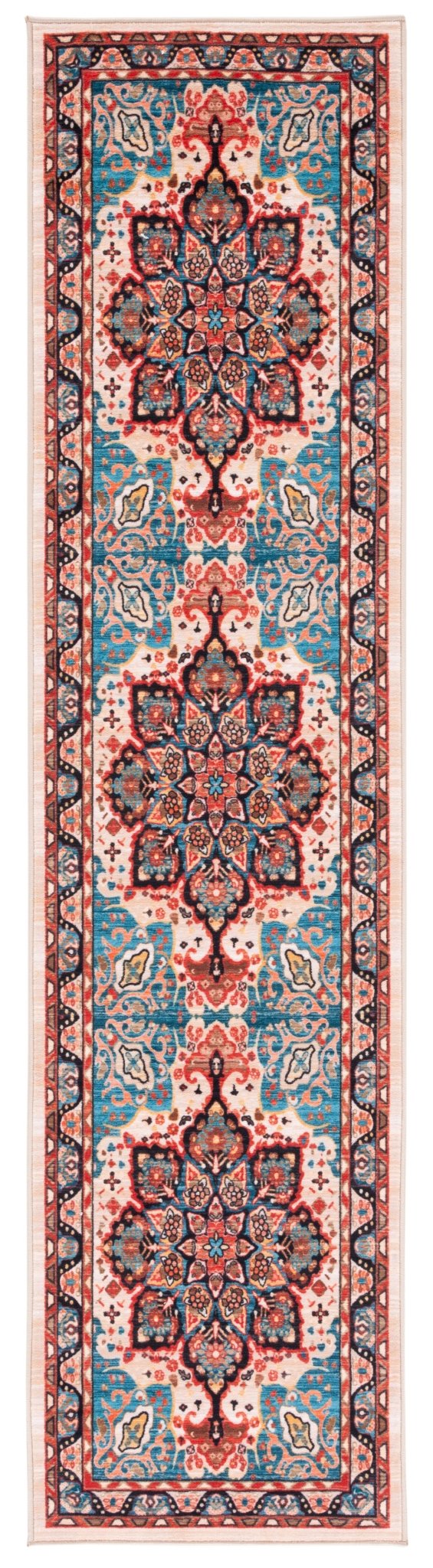 Safavieh Machine Washable Riviera Riv155N Blue/Beige Rug - Safavieh - riv155n - 29