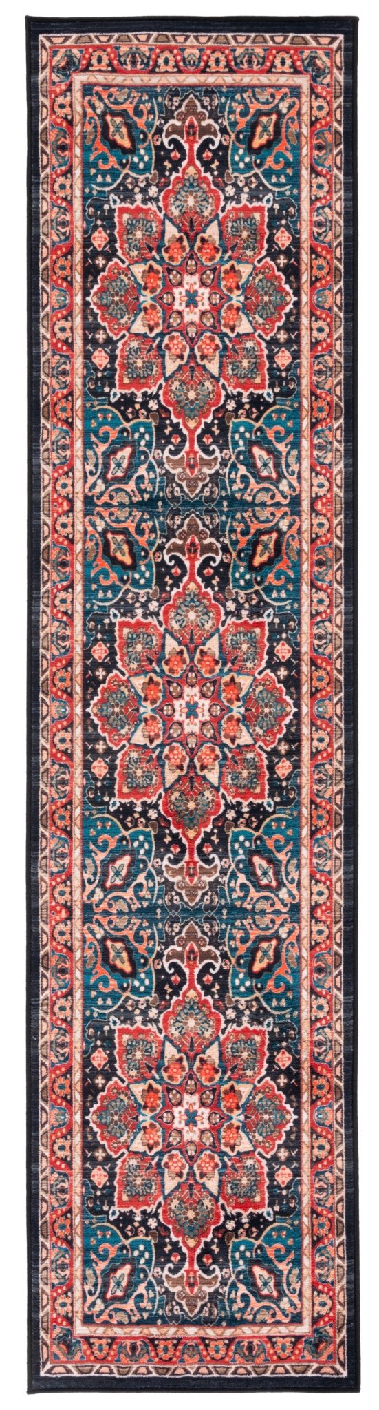 Safavieh Machine Washable Riviera Riv155Q Red/Navy Rug - Safavieh - riv155q - 29