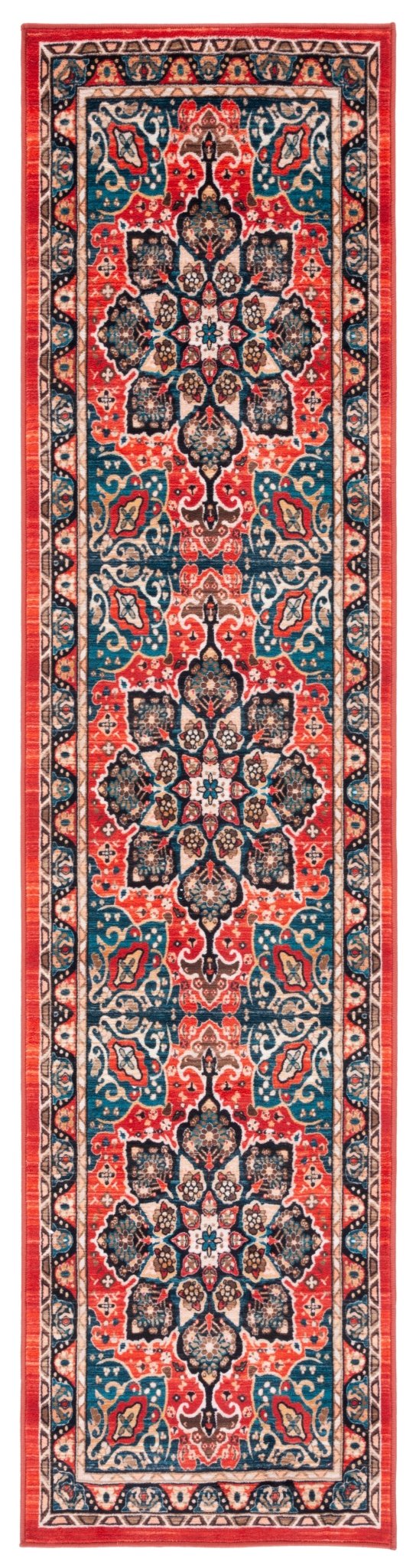 Safavieh Machine Washable Riviera Riv155Z Black/Red Rug - Safavieh - riv155z - 29
