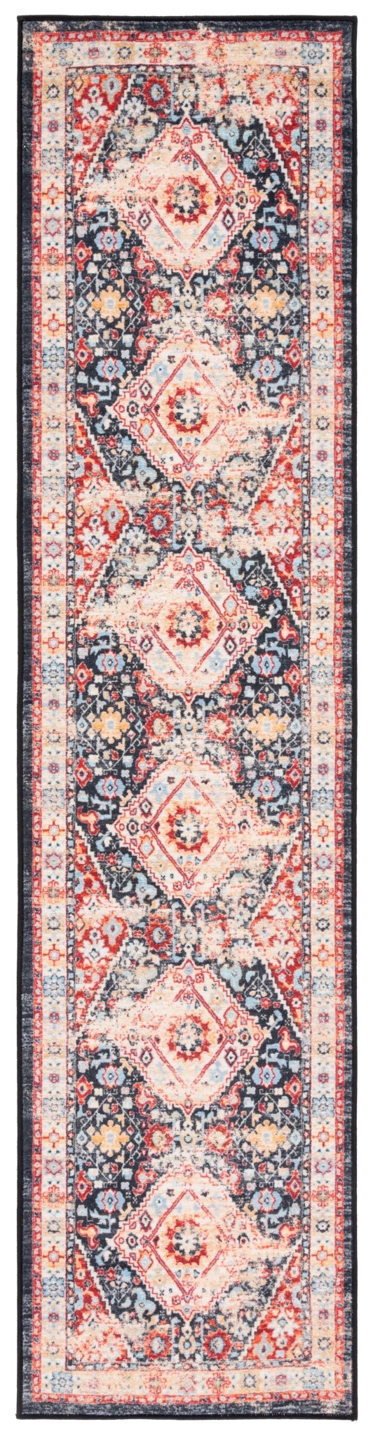 Safavieh Machine Washable Riviera Riv157H Charcoal/Gold Rug - Safavieh - riv157h - 29