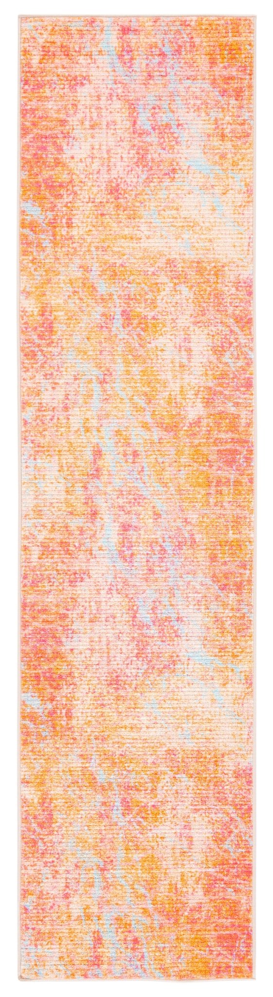 Safavieh Machine Washable Sequoia Seq152P Orange/Light Blue Rug - Safavieh - seq152p - 29