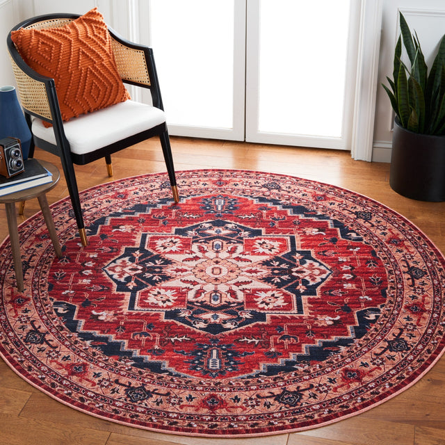 Safavieh Machine Washable Serapi Sep557Q Red/Beige Rug - Safavieh - sep557q - 7r