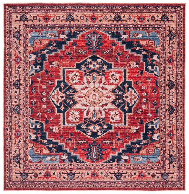 Safavieh Machine Washable Serapi Sep557Q Red/Beige Rug - Safavieh - sep557q - 7sq