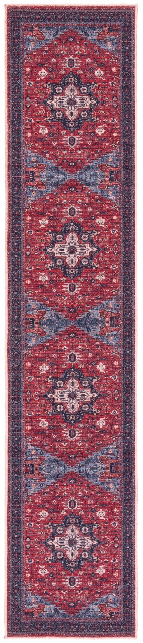 Safavieh Machine Washable Serapi Sep560Q Red/Navy Rug - Safavieh - sep560q - 29