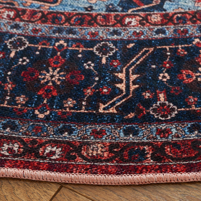 Safavieh Machine Washable Serapi Sep560Q Red/Navy Rug - Safavieh - sep560q - 4