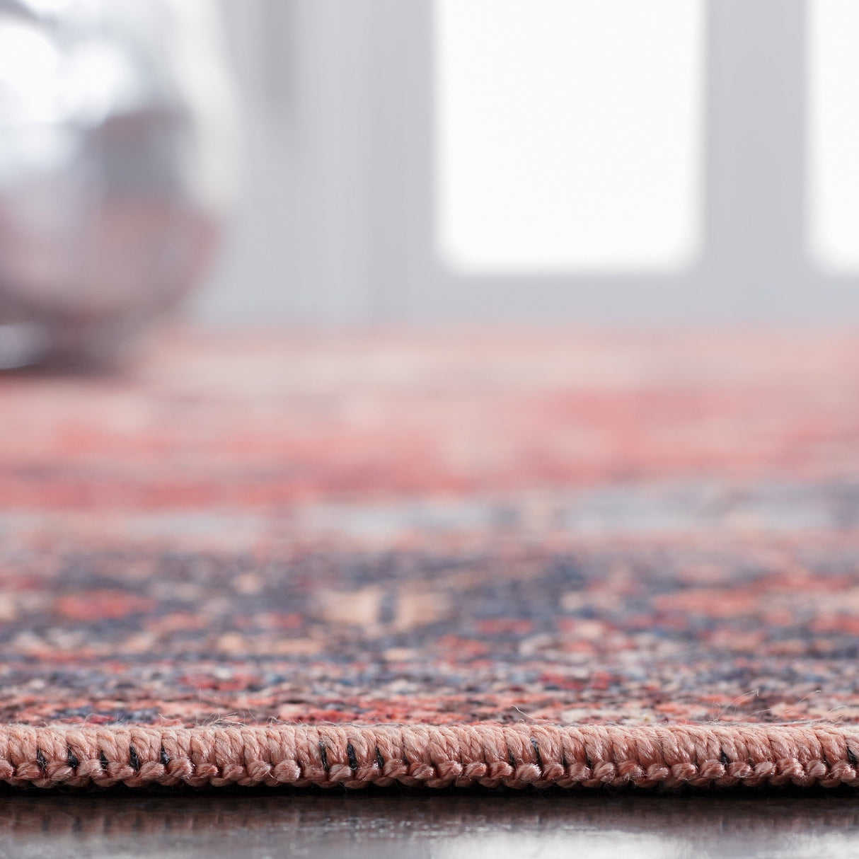 Safavieh Machine Washable Serapi Sep560Q Red/Navy Rug - Safavieh - sep560q - 7r