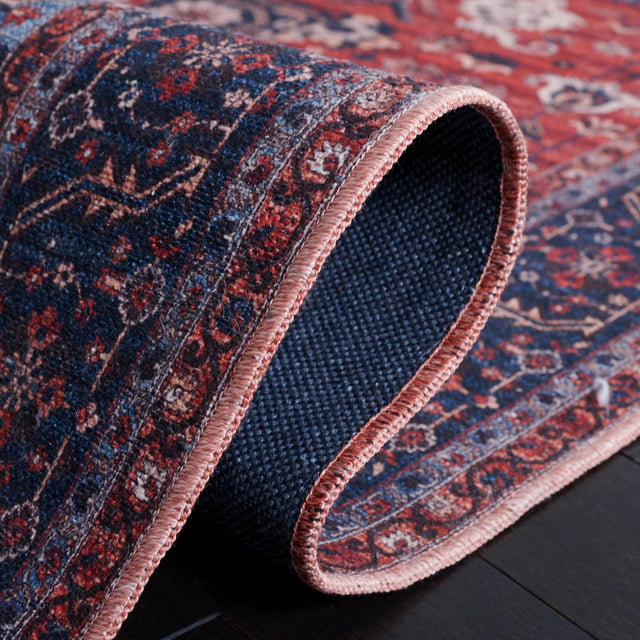 Safavieh Machine Washable Serapi Sep560Q Red/Navy Rug - Safavieh - sep560q - 7r