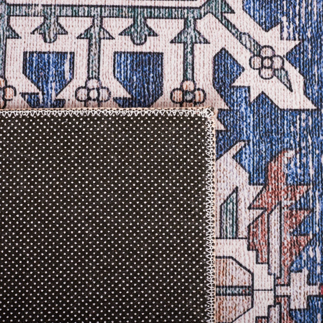 Safavieh Machine Washable Tucson Tsn102N Navy/Red Rug - Safavieh - tsn102n - 6r