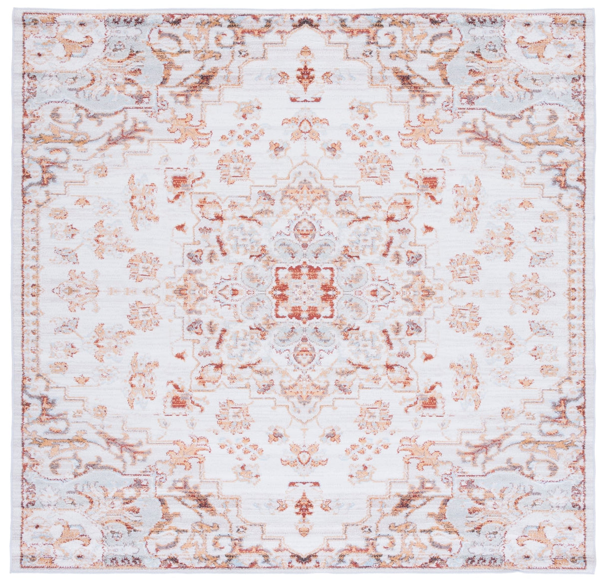 Safavieh Machine Washable Tucson Tsn103B Beige/Grey Rug - Safavieh - tsn103b - 4sq