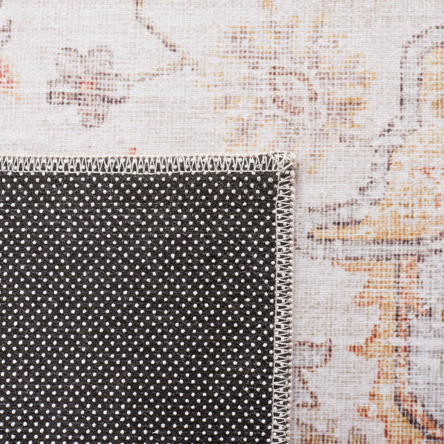 Safavieh Machine Washable Tucson Tsn105F Light Grey/Rust Rug - Safavieh - tsn105f - 4r